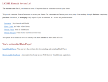 Tablet Screenshot of lichflfinancialservices.com